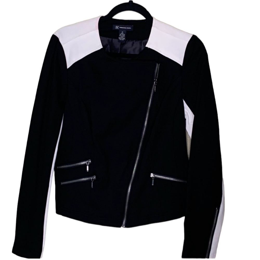 Inc color block jacket size medium